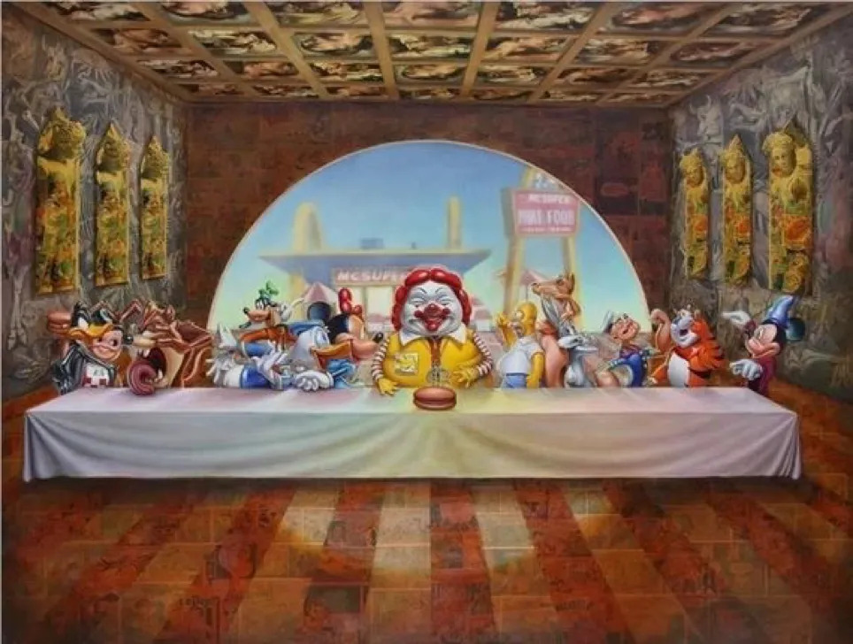 Ron English – Last Supper – 2010